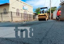 Villa Reconciliación Norte estrenará 6 cuadras nuevas asfaltadas Nuevas calles para un barrio de Managua