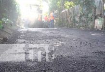Trabajos de Calles para el Pueblo en Managua