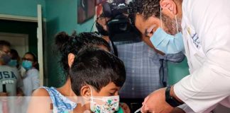 Jornada de vacunación en el Distrito VII de Managua