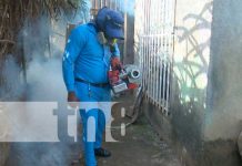 Jornada de fumigación en barrios de Managua