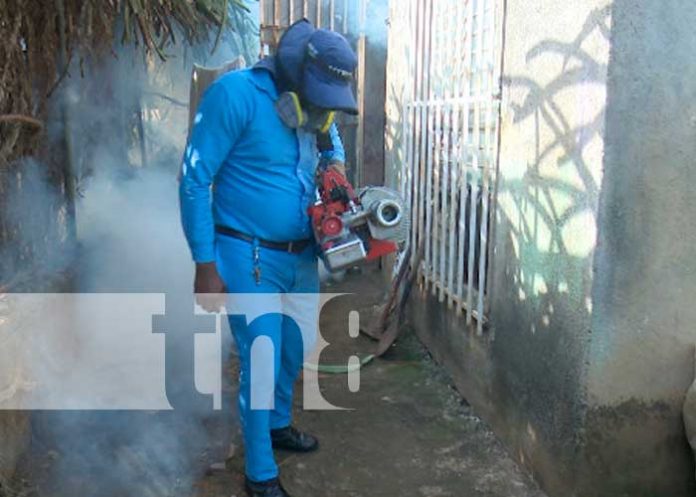 Jornada de fumigación en barrios de Managua