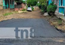 Barrio Lomas de Guadalupe, en Managua, tendrá sus calles asfaltadas Visita a labores de mejoramiento de calles en Managua