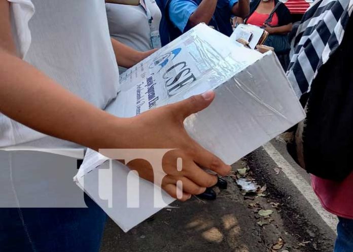 Material electoral es distribuido a los centros de votación en Masaya