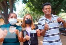 Población de Masaya participó activamente en las elecciones generales 2021