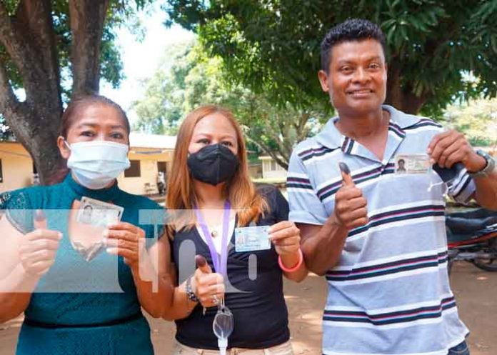 Población de Masaya participó activamente en las elecciones generales 2021