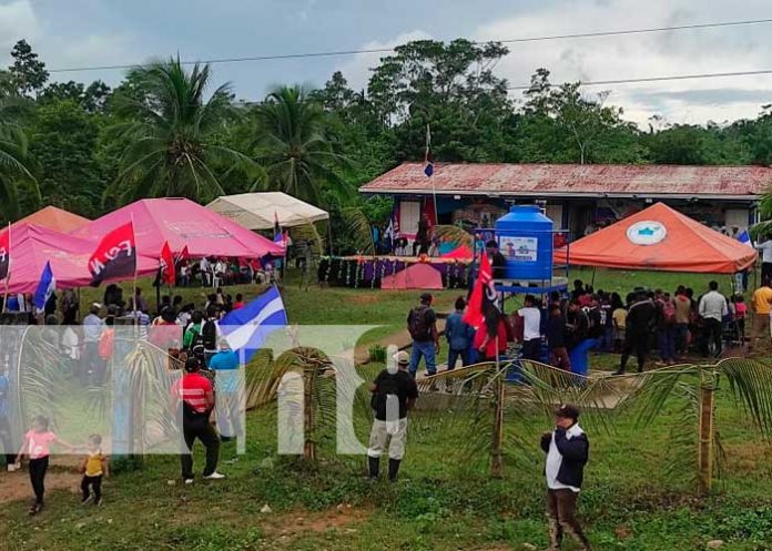 Celebración de organización mayangna en el Caribe de Nicaragua