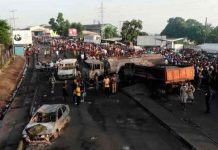 Sube a 130 los muertos tras explosión de camión cisterna en Sierra Leona