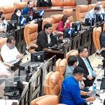 Sesión en la Asamblea Nacional de Nicaragua