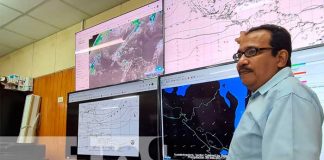 Conferencia de prensa del INETER en Nicaragua