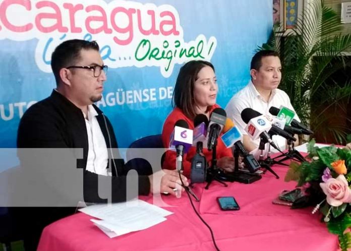 Conferencia de prensa sobre actividades recreativas y culturales de Nicaragua