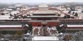 La nieve cubre Beijing y el norte de China
