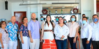 Representantes de la FAO visitan la Escuela Hotel Casa Luxemburgo en Nicaragua
