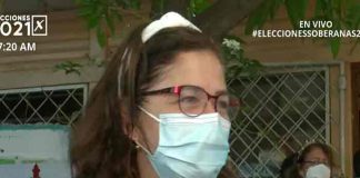 Magistrada del CSE, Alba Nubia Baltodano, ejerce su derecho al voto