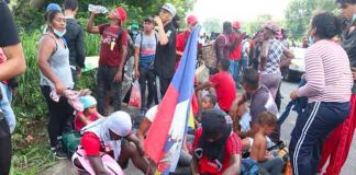 Tres nuevas caravanas de migrantes salen desde Tapachula hacia México