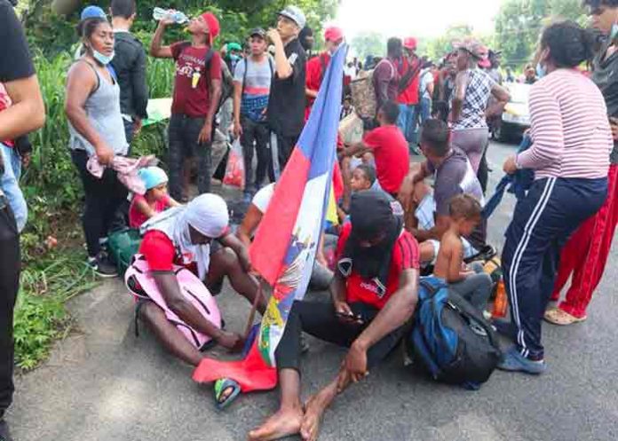 Tres nuevas caravanas de migrantes salen desde Tapachula hacia México