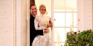 Paris Hilton uso más de 11 vestidos en la fiesta de su boda