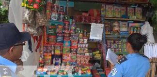Vendedores de pólvora en Rivas