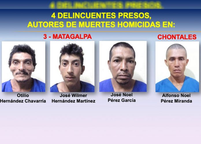 Policía Nacional arresta a 52 delincuentes en Nicaragua