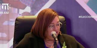 Presentación de los resultados en Elecciones Nicaragua 2021