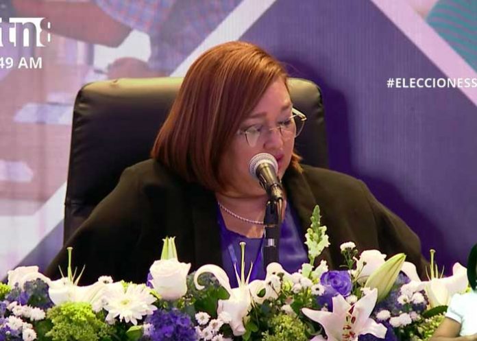 Presentación de los resultados en Elecciones Nicaragua 2021