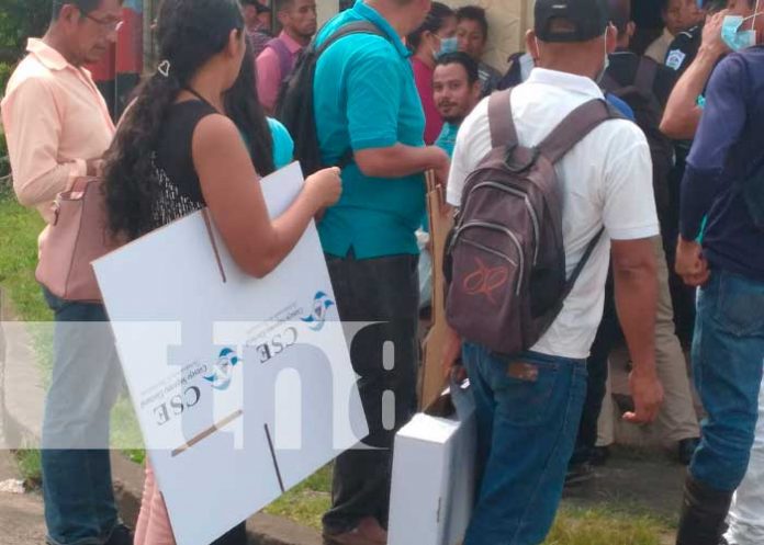 Material electoral llega a los C.V de Rio Blanco y Matiguás, Matagalpa
