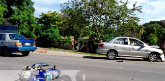 Invadir carril a taxista lo dejó con lesiones en Rivas