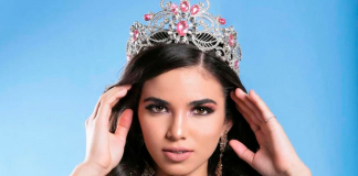 Finalista del certamen de belleza
