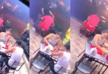 ¡Como si nada! mujer come «perro caliente» mientras su novio es asaltado en Brasil ¡Como si nada! mujer come "perro caliente" mientras su novio es asaltado en Brasil