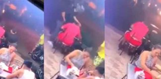 ¡Como si nada! mujer come "perro caliente" mientras su novio es asaltado en Brasil