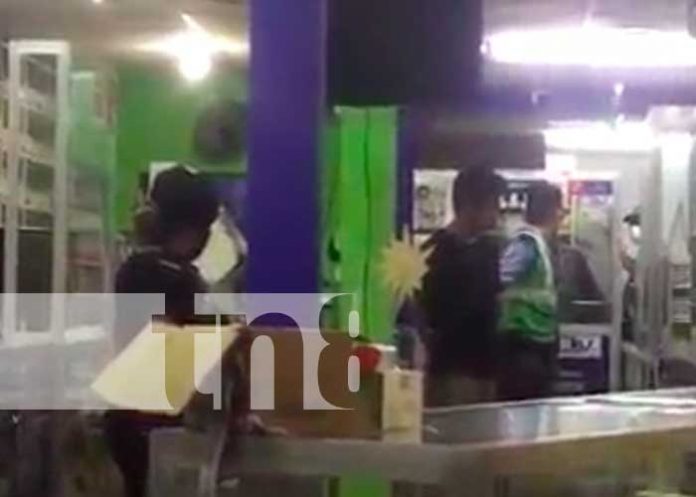 Captura de ladrón que se metió a una farmacia de Chinandega