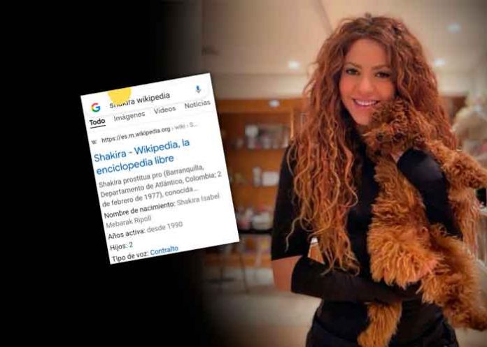 Publican biografía falsa de Shakira en Wikipedia señalándola de 