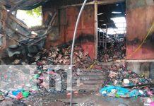 Cortocircuito, posible causa del voraz incendio en la bodega de Rubenia, Managua