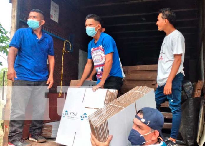 tipitapa-003 Material electoral que llega al municipio Tipitapa