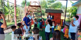 Juegos tradicionales en CDI de Tipitapa