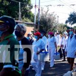 Barrio Ducualí, en Managua, recibe vacunación casa a casa contra el COVID-19 Nicaragua: El día 2 de diciembre se aplican dosis de refuerzos contra el COVID-19