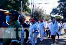 Barrio Ducualí, en Managua, recibe vacunación casa a casa contra el COVID-19 Nicaragua: El día 2 de diciembre se aplican dosis de refuerzos contra el COVID-19