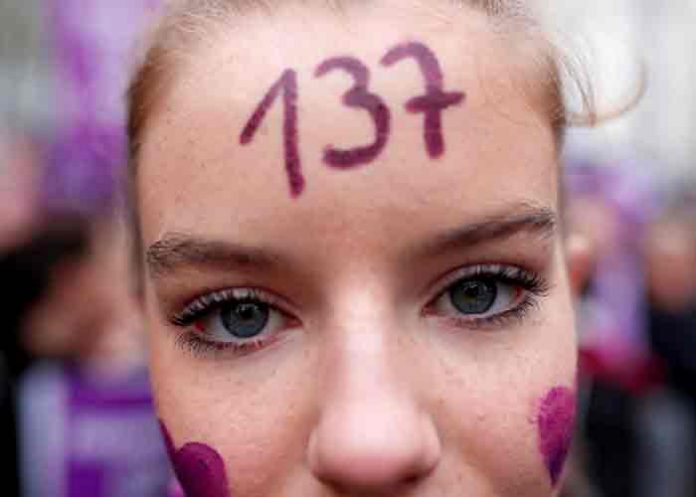 violencia-machista-francia- Las muertes por violencia conyugal bajaron un 27,75 % en Francia en 2020