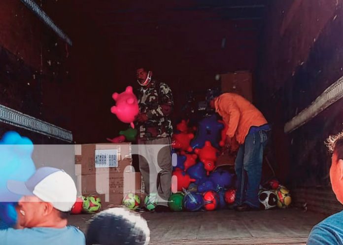 Llegan juguetes al municipio de Nandaime