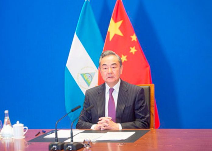 Ministro de Relaciones Exteriores de China sostiene encuentro virtual con Nicaragua
