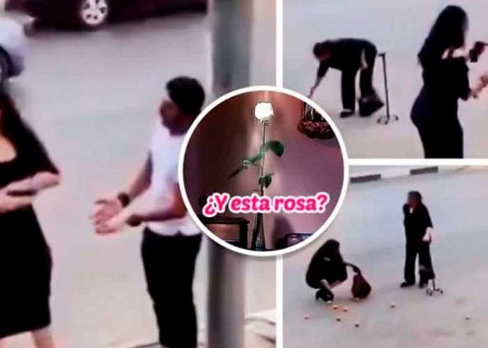 Tipo Rosa de Guadalupe: Pareja discute en la calle y la historia da un giro extraño