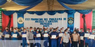 Reos se gradúan en educación primaria en Matagalpa/