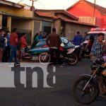 Accidente de tránsito deja un lesionado en Jinotepe