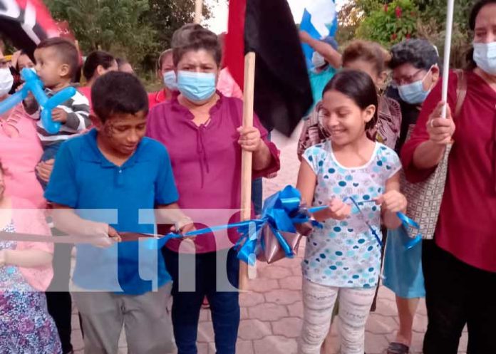 1 Alcaldía de Chontales inaugura la calle adoquinada del Tráfico Pesado