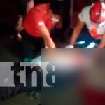 Motociclista es arrollado por una rastra en Jinotepe Motociclista es arrollado por una rastra en Jinotepe