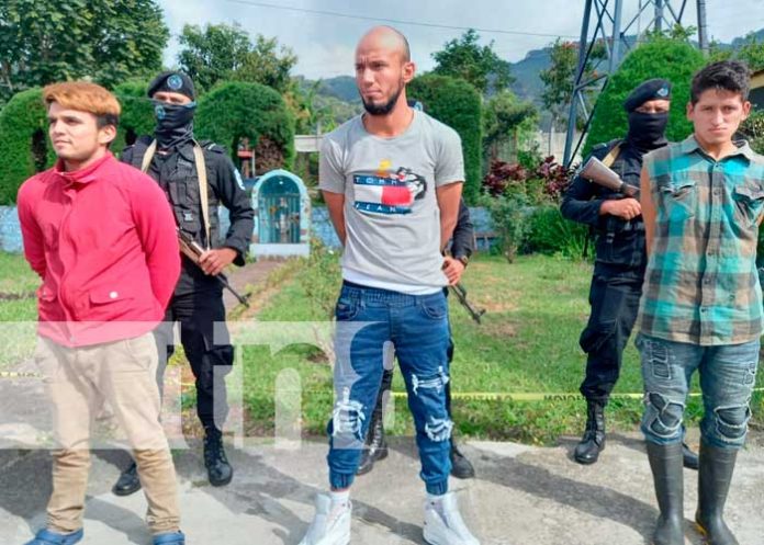 Homicida y abastecedores de mariguana tras las rejas en Jinotega
