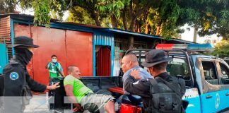 Detenidos en operativo policial en Managua