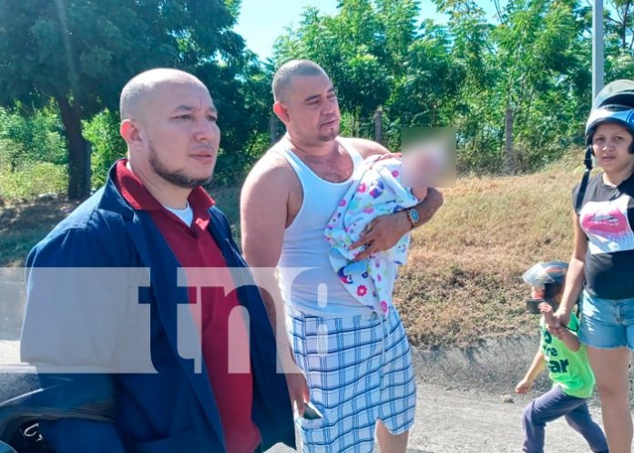 ¡Milagro! Niña de 3 meses sale ilesa tras accidente en la Cuesta El Plomo