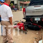 Adolescentes lesionados por choque en motocicleta en Juigalpa Dos adolescentes lesionados tras choque en Juigalpa