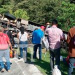 Accidente de bus en Matagalpa-Waslala deja 12 lesionados Lesionados tras volcarse bus en Matagalpa
