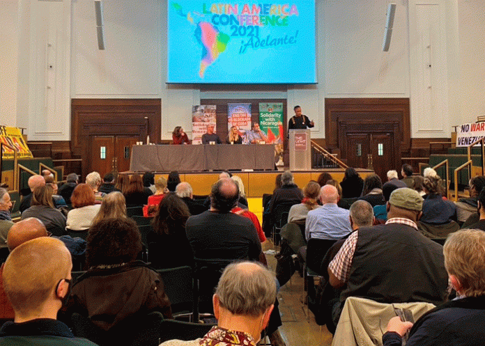 Apoyo a Nicaragua en conferencia de solidaridad América Latina 2021